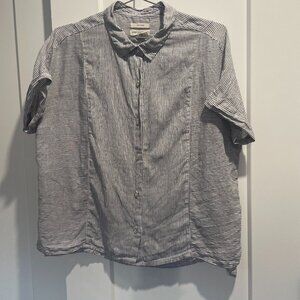 Christian Siriano Linen Shirt